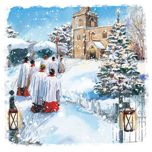 'On the way to the Church' Christmas Cards