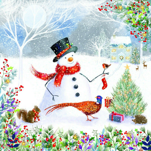 'Snowman & Friends' Christmas Cards