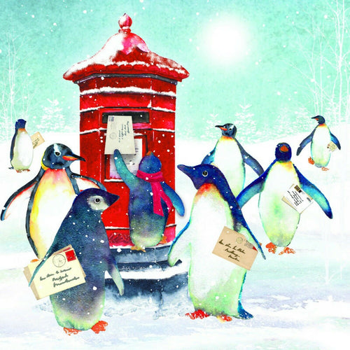 'Penguin Post' Christmas Cards