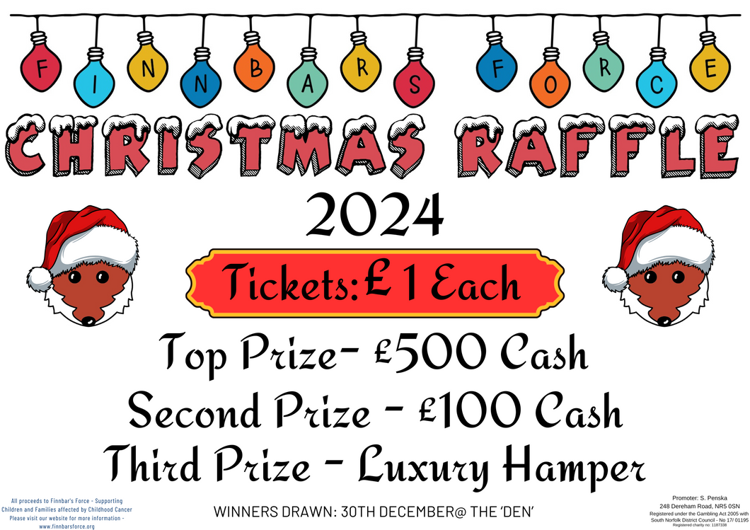 2024 Christmas Raffle Ticket - WIN £500!